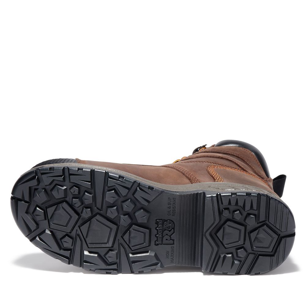 Bocanci De Muncă Timberland Barbati Maro/Negrii - Pro® Endurance Hd 8\" Comp Toe - Romania - ZUSXEP54